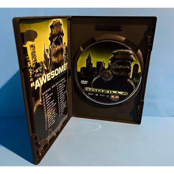 Godzilla DVD (1998) Deluxe Widescreen - TriStar - Sci-Fi Action Movie - Roland - Picture 4 of 6